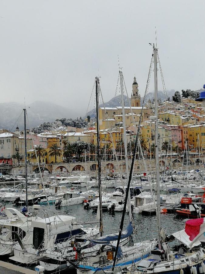 Menton 2 Pieces Climatise A Cote De La Plage Rue Palmaro 외부 사진